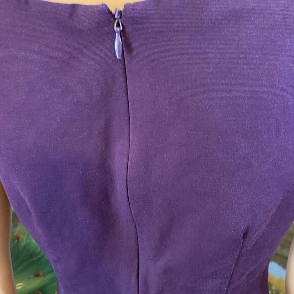 Purple Sheath Dress Size 6 - Picture 7 of 7